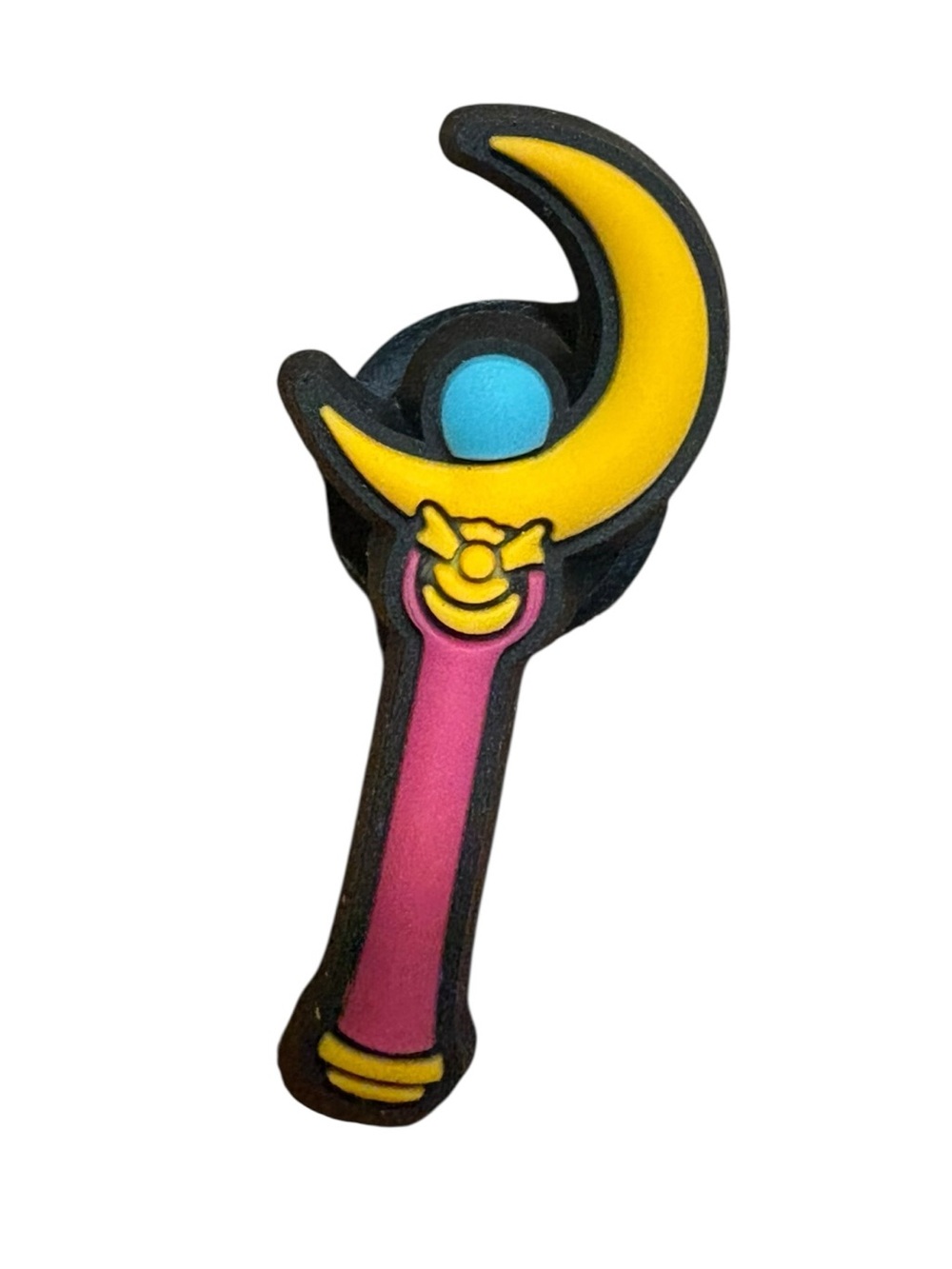 Sailor Moon Moon Stick Croc Charm